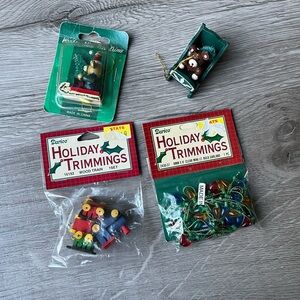 Vintage Mini Christmas Ornaments and Decorations